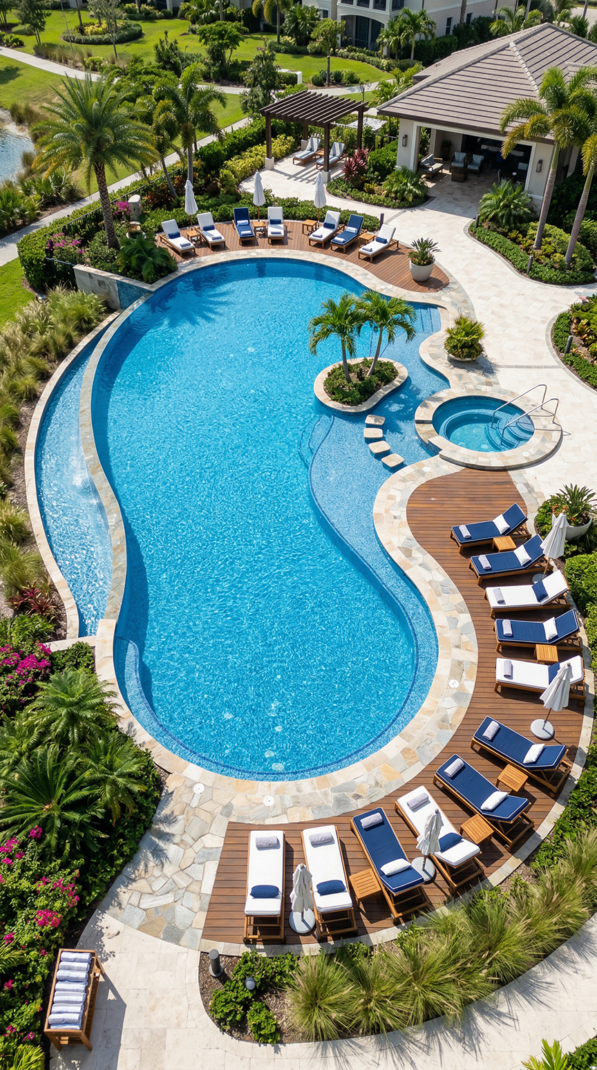 Beautiful residential pool